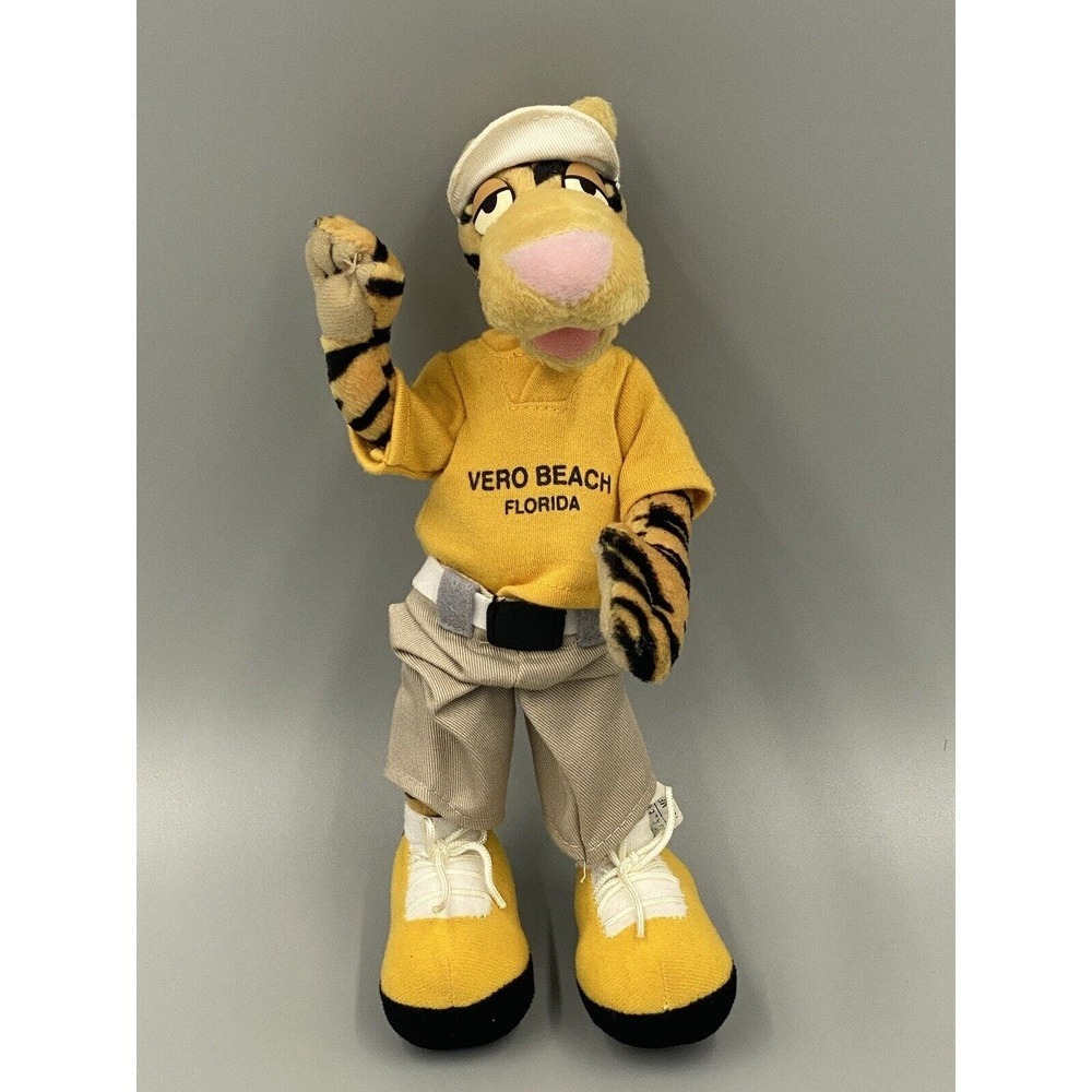 It's All Greek to Me Plush Tiger In Vero Beach Outfit 11" READ DESCRIPTION
